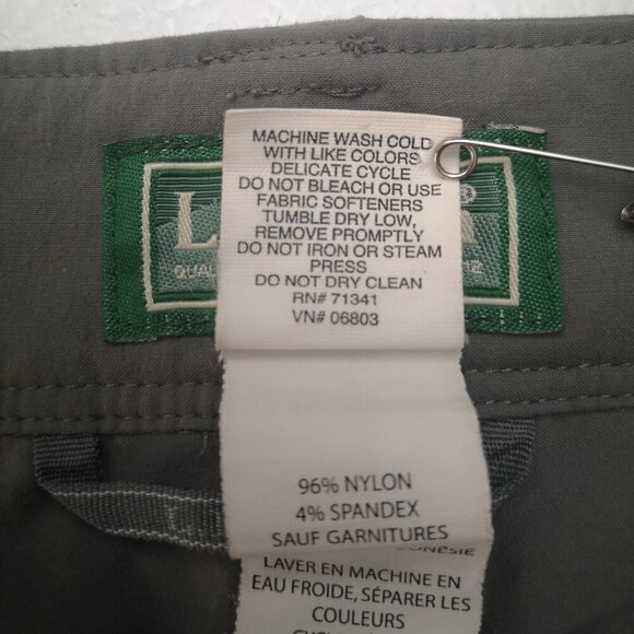 L.L. Bean Men's Size 32/32 Grey Straight Legs Zip Off Pants - Picture 4 of 16